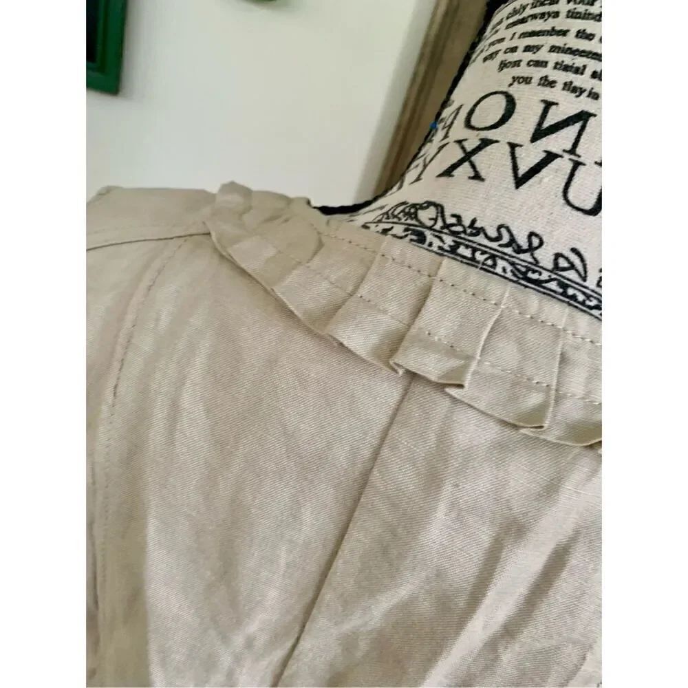 LOFT Tan Linen Jacket - Picture 6 of 7